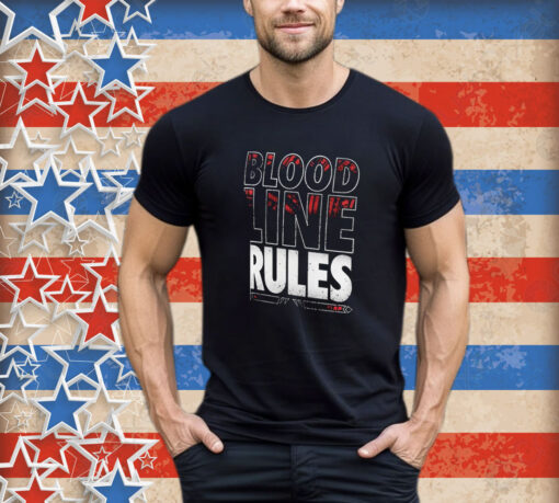 Official Wrestlemania 40 Bloodline Rules Shirt