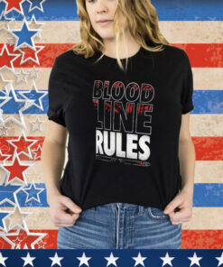 Official Wrestlemania 40 Bloodline Rules Shirt