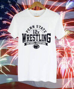 Penn State Nittany LionsNCAA Wrestling Champion 12X Tee Shirt