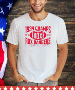 Rox Rangers Football 1934 Champs shirt