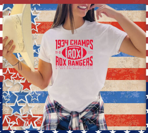 Rox Rangers Football 1934 Champs shirt