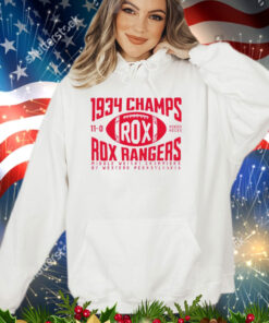 Rox Rangers Football 1934 Champs shirt