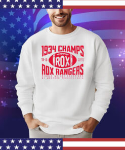 Rox Rangers Football 1934 Champs shirt