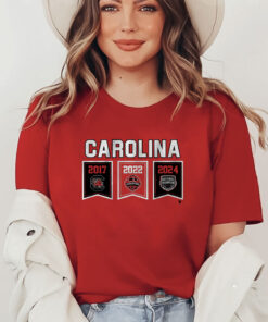 SOUTH CAROLINA WOMEN'S BASKETBALL: 2024 CHAMPIONSHIP BANNERS shirt