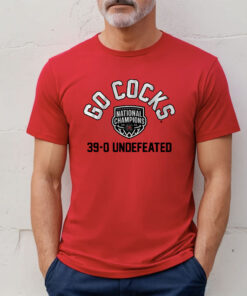 SOUTH CAROLINA WOMEN'S BASKETBALL: GO COCKS 2024 NATIONAL CHAMPIONS shirt