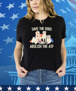 Save the dogs abolish the atf USA flag shirt