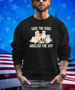 Save the dogs abolish the atf USA flag shirt