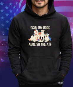 Save the dogs abolish the atf USA flag shirt