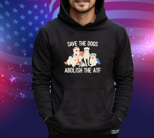 Save the dogs abolish the atf USA flag shirt