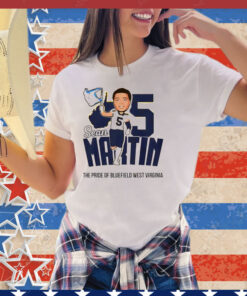 Sean Martin #05 West Virginia Mountaineers the pride of bluefield West Virginia shirt