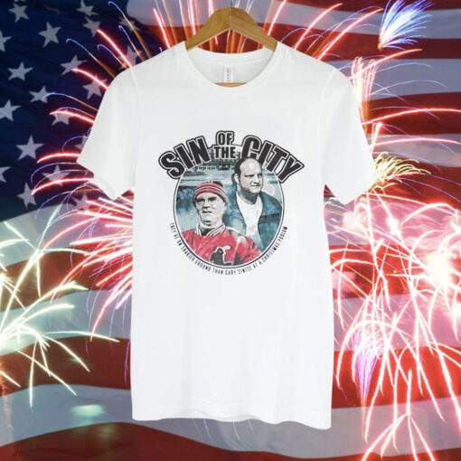 Sin of the city they’re on shakier ground than gary sinise at a Christmas podium Tee Shirt