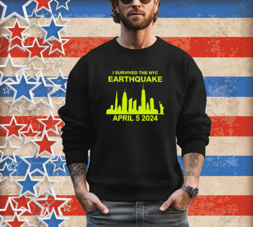 Skill Issue I Survived The Nyc Earthquake April 5Th 2024 Shirt