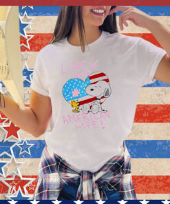 Snoopy and Woodstock love of your American life shirt