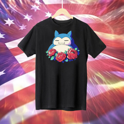 Snorlax spring snoozing Tee Shirt