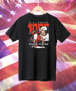 T J Oshie Washington 1000 Games Hockey Tee Shirt