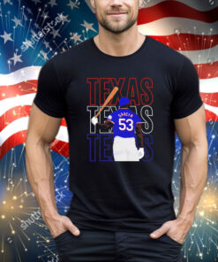 Texas Baseball Garcia Rangers Baseball shirt