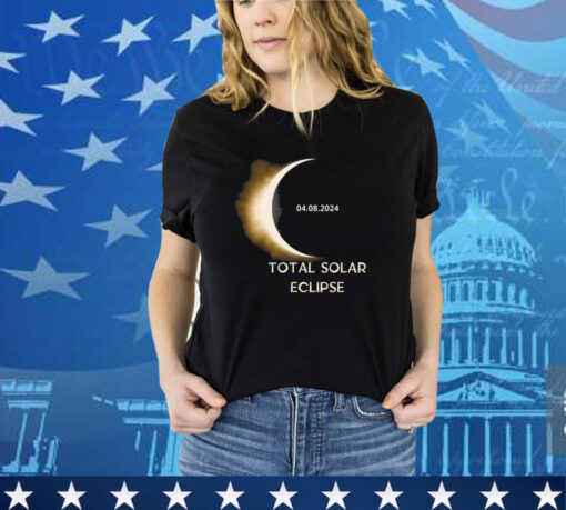 Total Solar Eclipse 2024 Shirt, April 8 2024, USA Map, Path of Totality Sweat shirt
