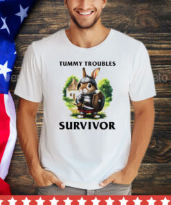 Tummy troubles survivor bunny rabbit shirt