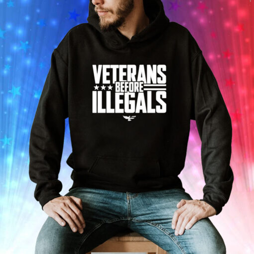 Veterans before illegals Tee Shirt