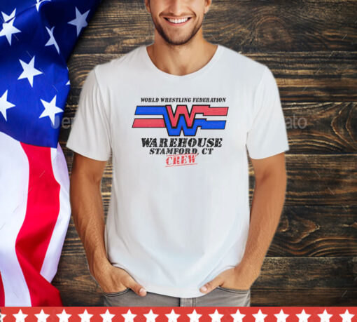 World Wrestling Federation Warehouse Stamford Ct Crew shirt