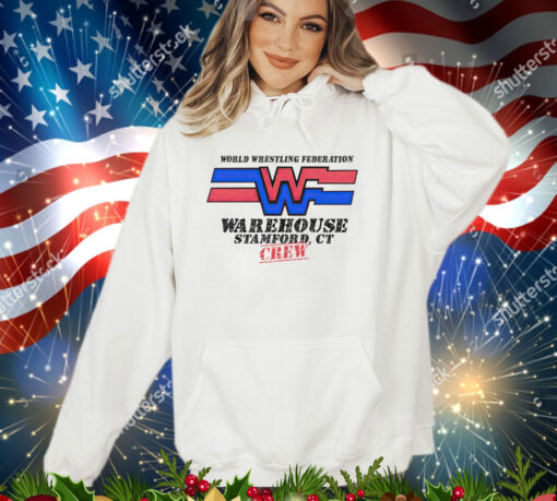 World Wrestling Federation Warehouse Stamford Ct Crew shirt