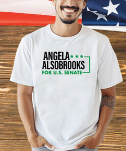 Candidly Tiff Wearing Angela Alsobrooks For U.S Senate t-shirt