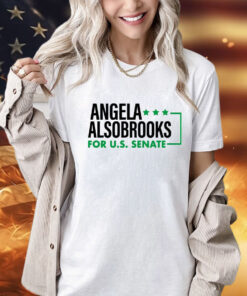 Candidly Tiff Wearing Angela Alsobrooks For U.S Senate t-shirt