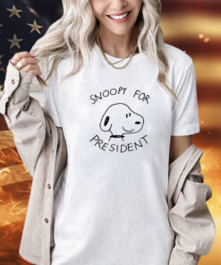 Snoopy for president T-shirt
