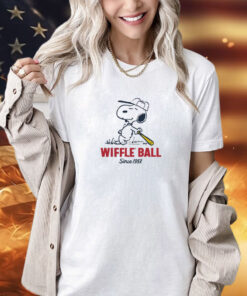 Peanuts X Wiffle Ball Snoopy Baseball shirt