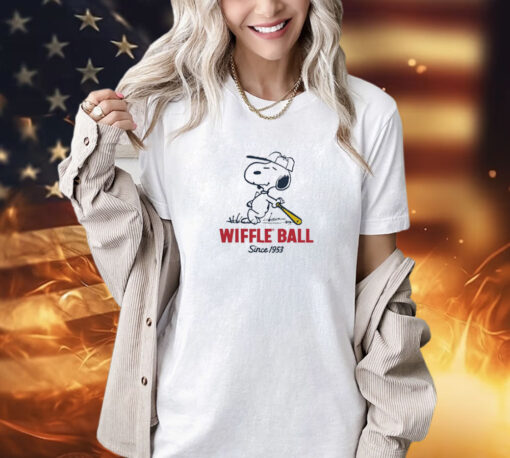 Peanuts X Wiffle Ball Snoopy Baseball shirt