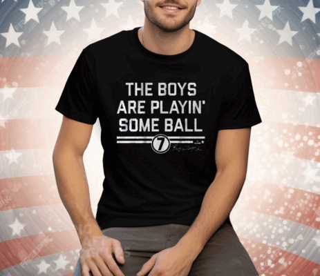 BOBBY WITT JR THE BOYS ARE PLAYIN' SOME BALL Tee Shirt