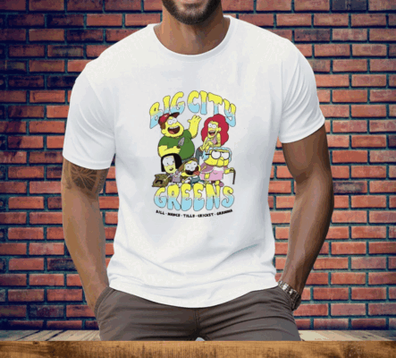 Big City Greens Bill Nancy Tilly Cricket Gramma Tee Shirt