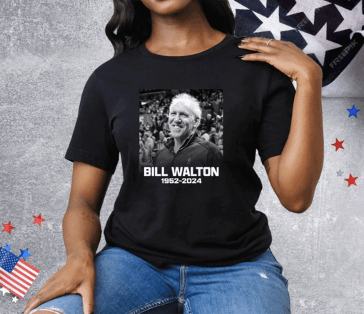 Bill Walton 1952 2024 Tee Shirt - Image 2