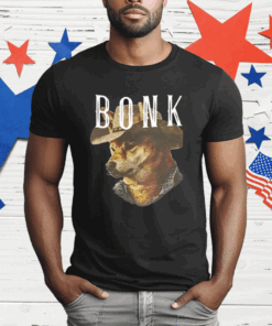 Bonk Cowboy Dog T-Shirt