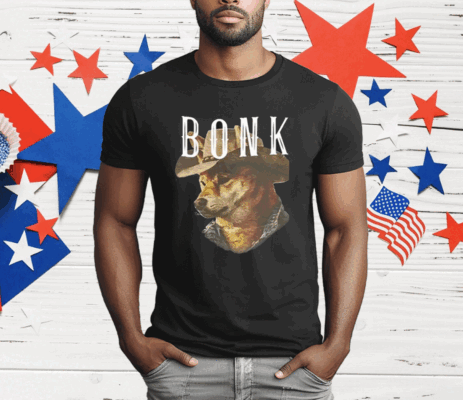 Bonk Cowboy Dog T-Shirt