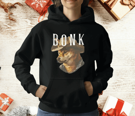 Bonk Cowboy Dog T-Shirt