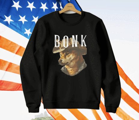 Bonk Cowboy Dog T-Shirt