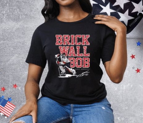 Brick Wall Bob Sergei Bobrovsky Ladies Boyfriend Tee Shirt