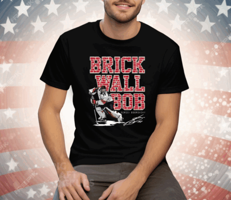 Brick Wall Bob Sergei Bobrovsky Ladies Boyfriend Tee Shirt