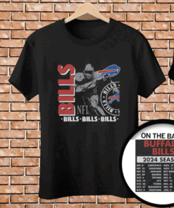 Buffalo Bills Schedule 2024 Tee Shirt