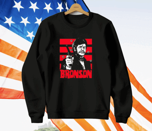 Charles Bronson By The 70S Movie Death Wish 1974 T-Shirt - Image 2