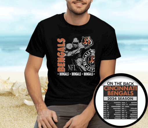 Cincinnati Bengals Schedule 2024 Tee Shirt