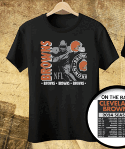 Cleveland Browns Schedule 2024 Tee Shirt