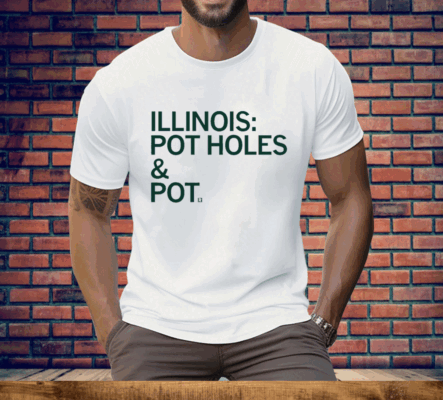 Illinois Pot Holes & Pot Tee Shirt