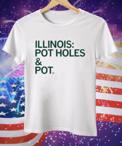 Illinois Pot Holes & Pot Tee Shirt