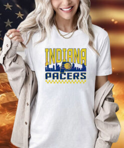 Indiana Pacers NBA Skyline T-Shirt