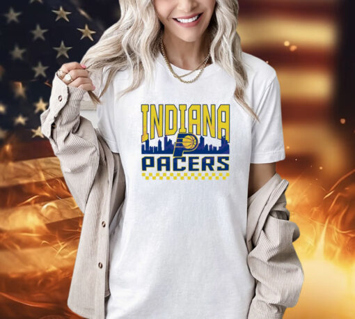 Indiana Pacers NBA Skyline T-Shirt