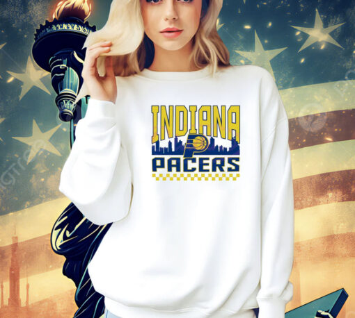 Indiana Pacers NBA Skyline T-Shirt