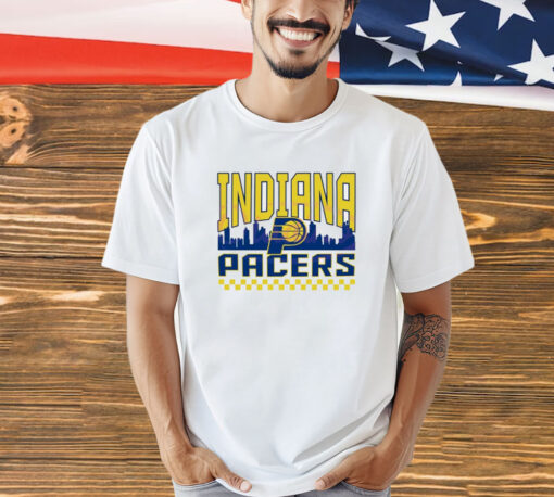 Indiana Pacers NBA Skyline T-Shirt