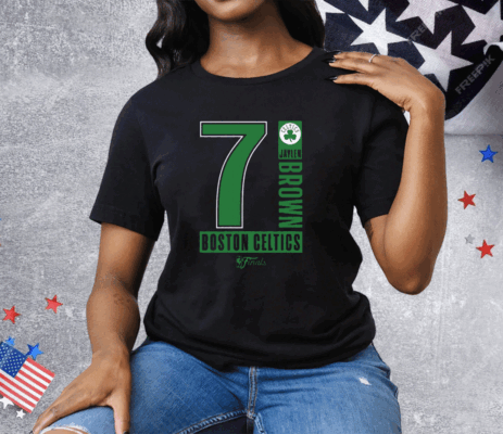 Jaylen Brown Celtics 2024 Finals Inbound Pass Tee Shirt